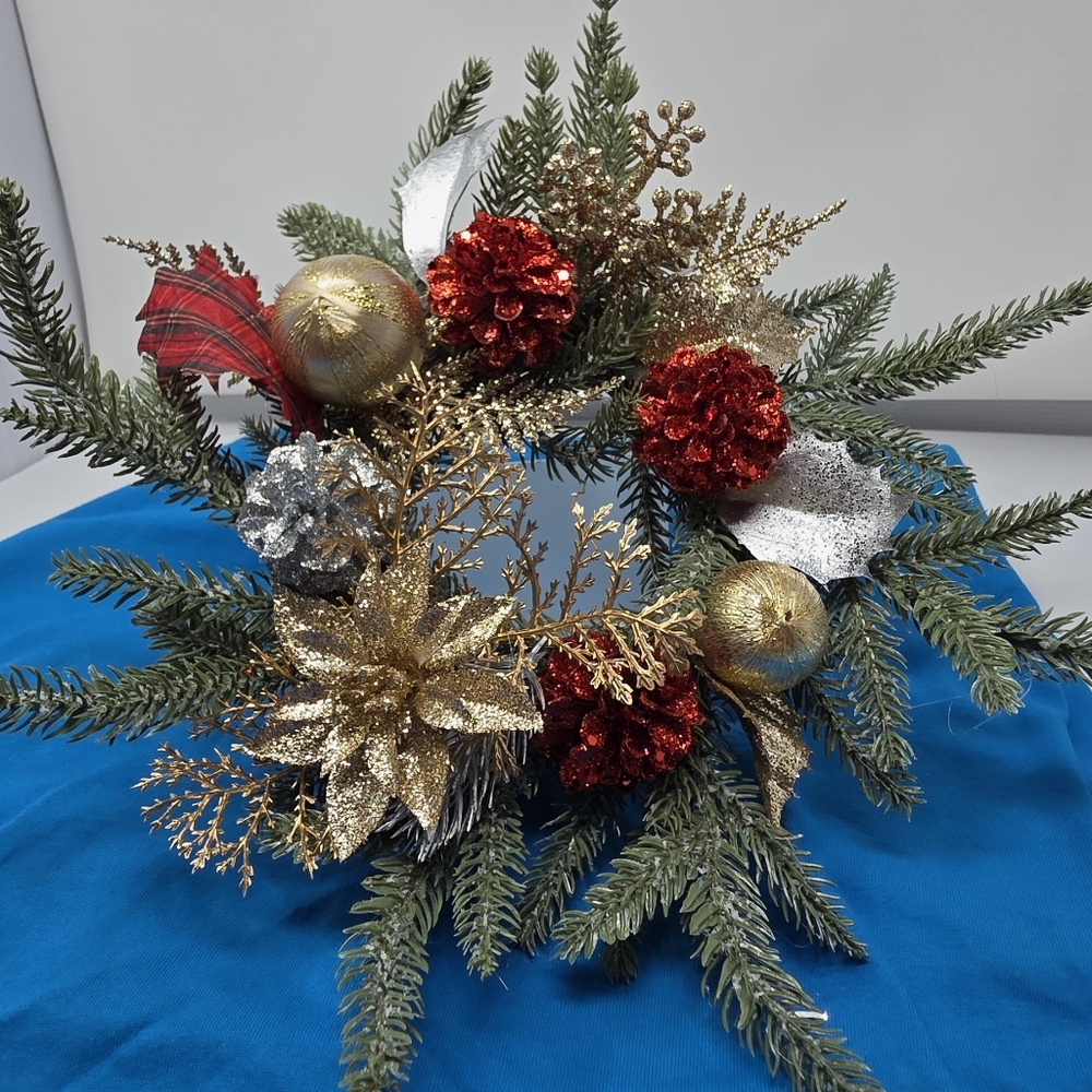 Hand Made Wreath/candle Holder